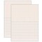 Newsprint Handwriting Paper, Picture Story, 7/8" x 7/16" Ruled Short, 9" x 12", 500 Sheets Per Pack, 2 Packs